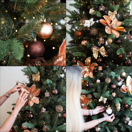 Choinka sztuczna Premium Royal Trees 180 cm świerk syberyjski z stojakiem, drzewko PE