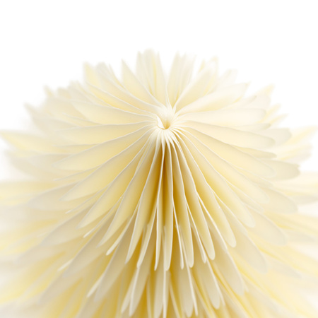 Papierowa choinka ozdoba 18 cm świąteczna dekoracja 3D z magnesem ecru