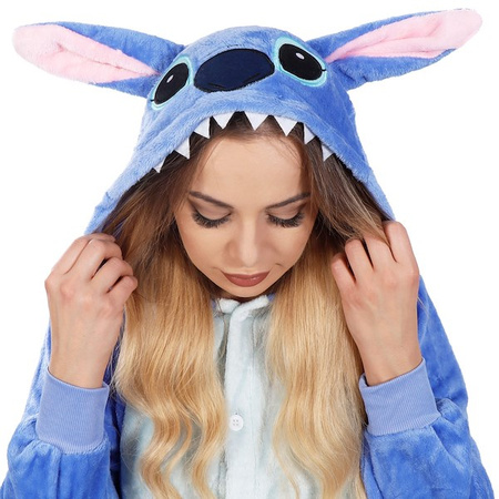 Piżama jednoczęściowa kigurumi damska kombinezon Stitch rozmiar M
