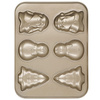 Stalowa foremka do ciastek świątecznych, 35x26 cm, na 6 pierników