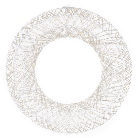 Wieniec świąteczny 720 LED dekoracja świetlna na drzwi 45 cm ciepły biały IP44