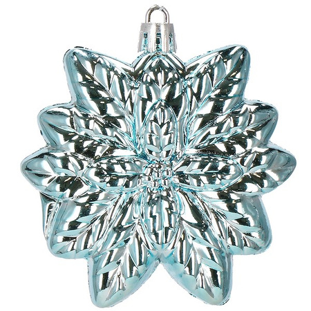 Bombki choinkowe 72 szt. niebieski zestaw choinkowy