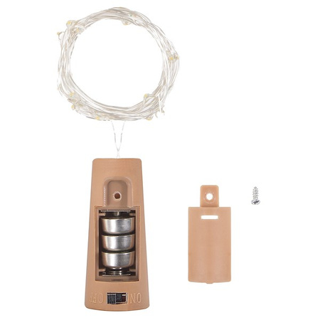 Lampki choinkowe 20 LED biały zimny