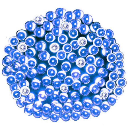 Lampki choinkowe 500 led światełka na prąd zewnętrzne niebieski