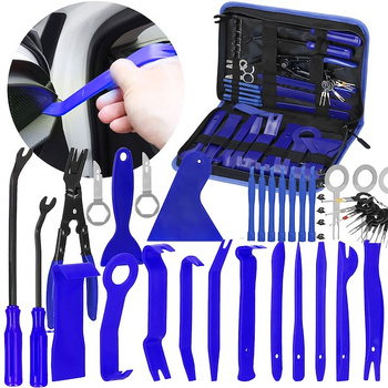 Ściągacze narzędzia do demontażu tapicerki samochodowej 46 szt.