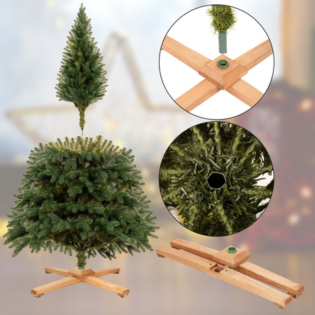 Choinka sztuczna Premium Royal Trees 210 cm sosna PE z stojakiem, drzewko