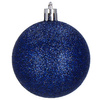 Bombki choinkowe 33 szt. ozdoby świąteczne zestaw z gwiazdą granatowe