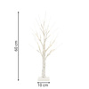 Drzewko świecące brzoza 60 cm 25 Led świąteczna dekoracja ozdoba świetlna