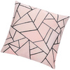 Poszewka dekoracyjna 40x40cm na poduszkę, jasiek różowy