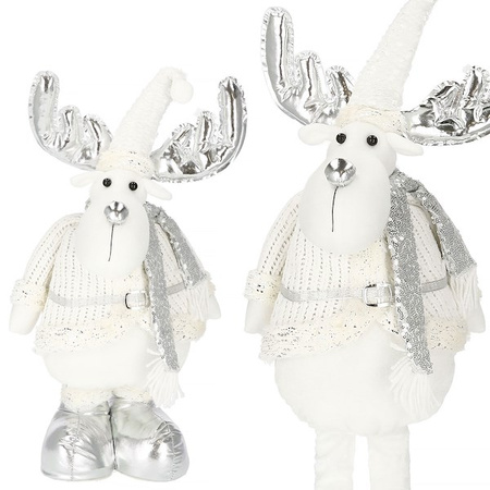 Renifer 54-70cm ozdoba świąteczna, krasnal świąteczny, gnom na teleskopowych nóżkach