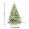 Choinka sztuczna Premium Royal Trees 240 cm świerk kaukaski z stojakiem, drzewko