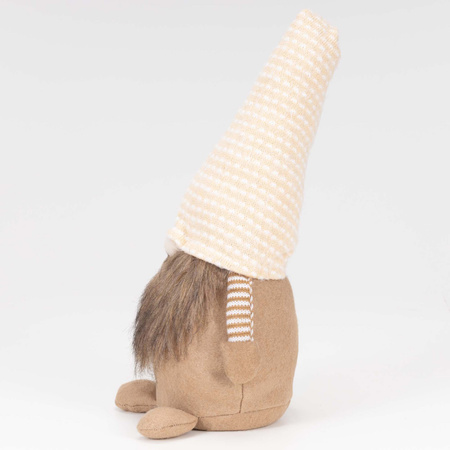 Skrzat świąteczny 51 cm figurka bożonarodzeniowa ozdoba krasnal gnom stojący