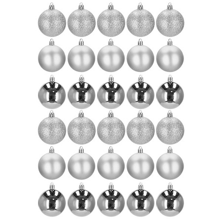 Bombki choinkowe na choinkę zestaw 30 szt.