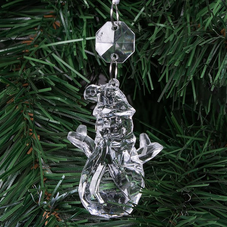 Ozdoba świąteczna 10cm choinkowa zawieszka bałwanek