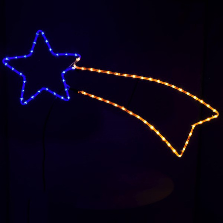 Gwiazda betlejemska 72 LED lampki biały ciepły ozdoba świąteczna