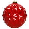 Bombki choinkowe, nietłukące 6 szt. dekoracje świąteczne 15 cm czerwone