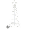 Choinka na zewnątrz 192 Led zimny biały 8m wąż świetlny IP44