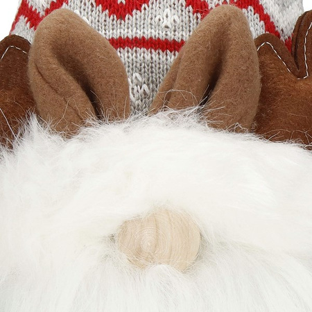 Skrzat 50 cm ozdoba świąteczna 2 szt. renifer krasnal świąteczny, gnom