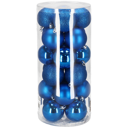 Bombki choinkowe 6 cm na choinkę zestaw 24 szt.