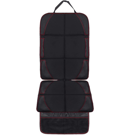 Mata na siedzenie samochodowe 116 x 48 cm czarny pokrowiec ochronny