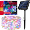 Lampki choinkowe 100 Led 12 m druciki multikolor oświetlenie świąteczne solarne