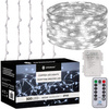 Kurtyna świetlna 300 Led girlanda biały zimny lampki wewnętrzno-zewnętrzne sople