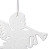 Zawieszki choinkowe białe aniołki na choinkę 11cm 6 szt.