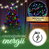 Lampki choinkowe 300 led multikolor + flash 15m oświetlenie świąteczne IP44