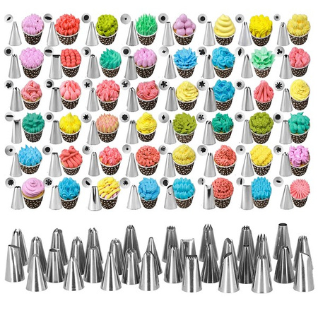 Zestaw cukierniczy do dekoracji ciast 38 el. akcesoria do tortów