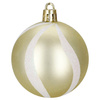 Bombki choinkowe 40 szt. okrągłe, lizaki, szyszki, laski cukrowe nietłukące ozdoby złote