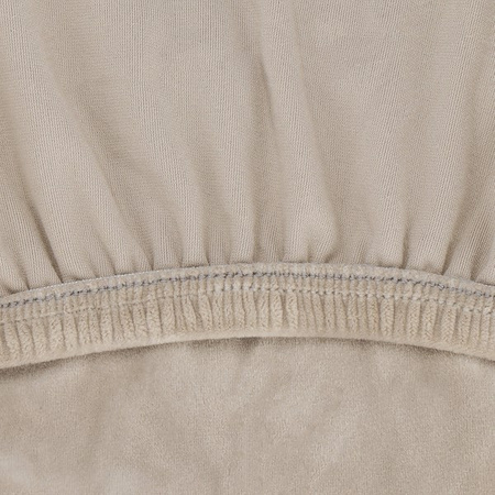 Pokrowiec na krzesło uniwersalny ciemny beżowy