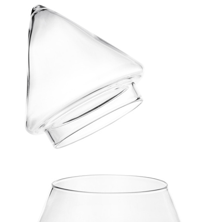 Pojemnik szklany, zamykany, bombonierka choinka 23 cm na słodycze, dekoracje świąteczne, bezbarwny