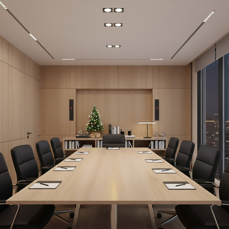 Choinka sztuczna mała 60 cm sosna ośnieżona z jutą mini drzewko świateczne na stolik