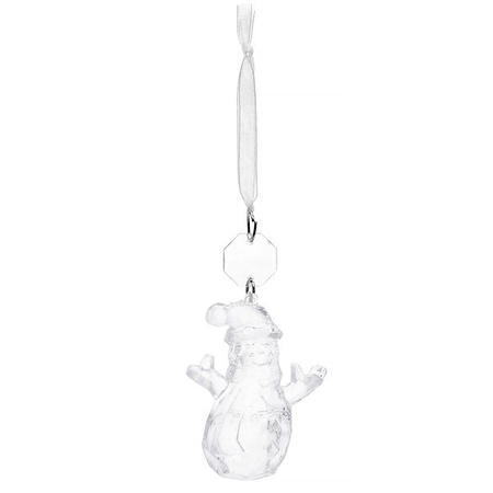 Ozdoba świąteczna 10cm choinkowa zawieszka bałwanek