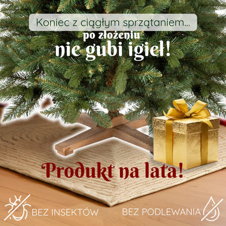 Choinka sztuczna Premium Royal Trees 150 cm świerk syberyjski z stojakiem, drzewko PE