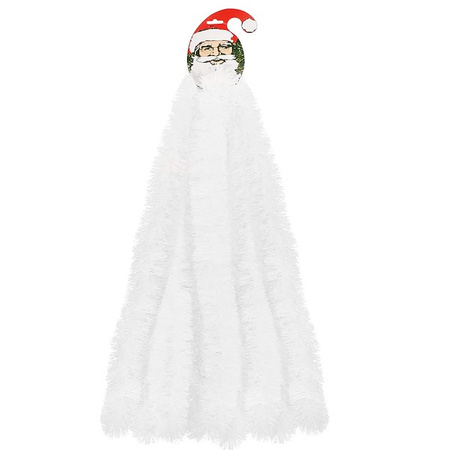 Łańcuch na choinkę 6m biały, girlanda choinkowa, średnica 10cm