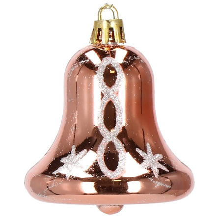 Bombki choinkowe 152 szt. ozdoby świąteczne rose gold