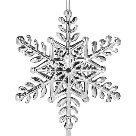 Świecznik świąteczny metalowy z gwiazdką podstawka na świeczkę srebrna