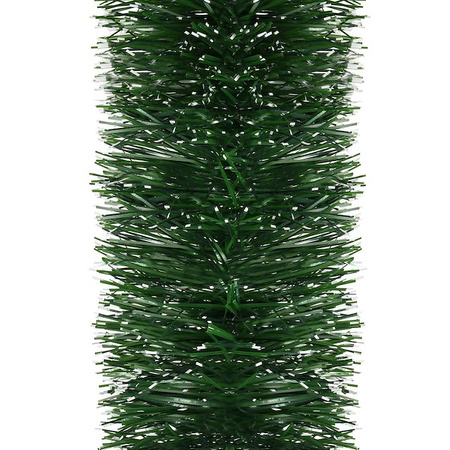 Łańcuch na choinkę 6m zielono-biały, girlanda choinkowa, średnica 15cm