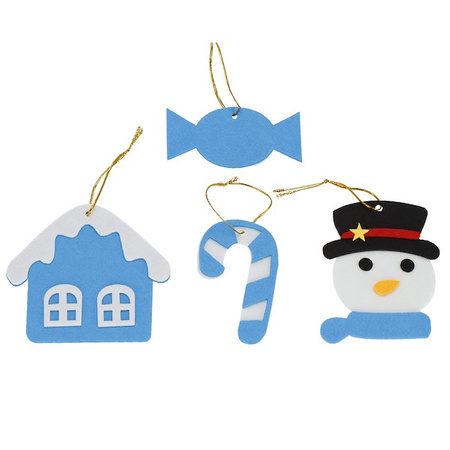 Choinka filcowa dla dzieci ozdoba na święta do ubierania