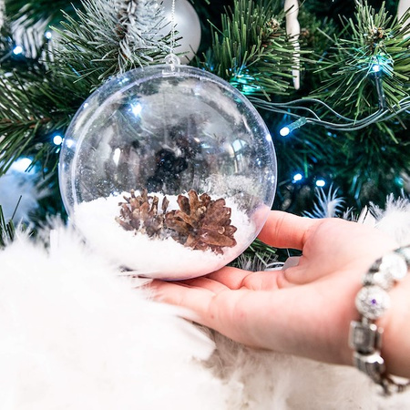 Sztuczny śnieg do dekoracji stroików choinek 25g