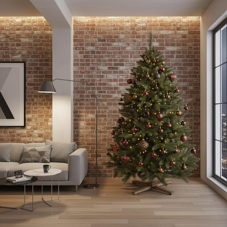 Choinka sztuczna Premium Royal Trees 180 cm świerk syberyjski z stojakiem, drzewko PE