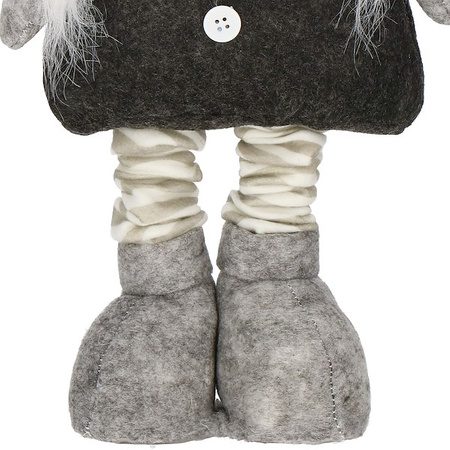 Pani skrzat 45-73cm ozdoba świąteczna, krasnal świąteczny, gnom na teleskopowych nóżkach