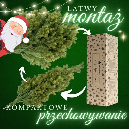 Choinka sztuczna premium 180 cm sosna naturalna