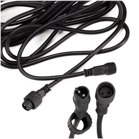 Lampki zewnętrzne 2,5m PRO 50 LED kurtyna świetlna, sople IP65 ciepły biały + zimny biały flash, pilot z funkcją timer