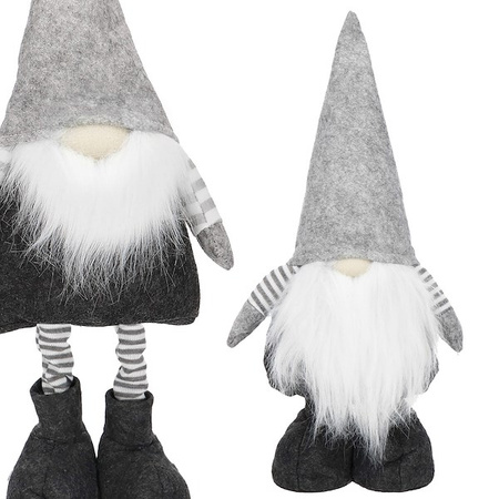 Skrzat 45-64 cm ozdoba świąteczna, krasnal świąteczny, gnom na teleskopowych nóżkach