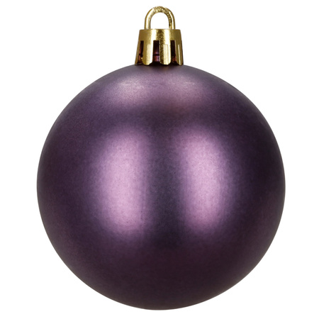 Bombki choinkowe, zestaw 24 szt. dekoracji do stroika 6,5 cm nietłukące