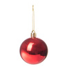 Bombki choinkowe 100 szt. ozdoby świąteczne zestaw 6/4/3 cm czerwone