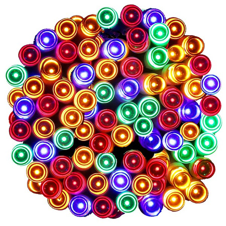 Lampki choinkowe 50 Led na baterie multikolor z programatorem