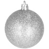 Bombki choinkowe 30 szt. ozdoby świąteczne srebrny